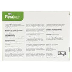 FIPRALONE 268 mg Lsg.z.Auftropf.f.groe Hunde 4 Stck - Rckseite