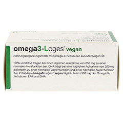 OMEGA3-Loges vegan Kapseln 60 Stck - Oberseite