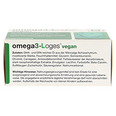 OMEGA3-Loges vegan Kapseln 60 Stck - Unterseite
