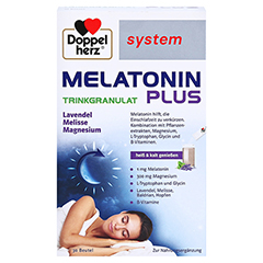 DOPPELHERZ Melatonin Plus Trinkgranulat system Btl 30 Stck - Vorderseite