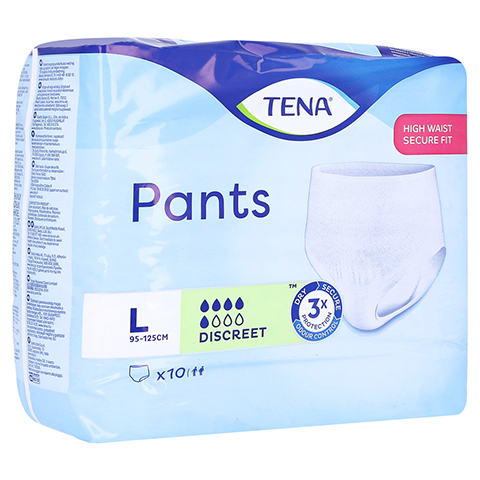 TENA PANTS Discreet L bei Inkontinenz 10 Stck