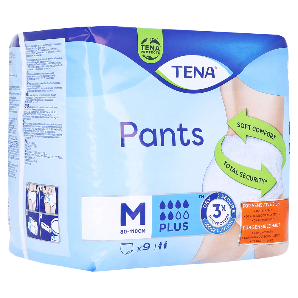 TENA PANTS Plus M bei Inkontinenz 9 Stück