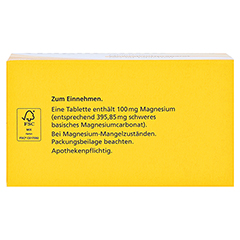 MAGNESIUM 100 mg Jenapharm Tabletten 50 Stück N2 - Oberseite