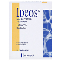 Ideos 500mg/400 I.E. 90 Stück - Vorderseite