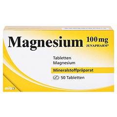 MAGNESIUM 100 mg Jenapharm Tabletten 50 Stück N2 - Vorderseite