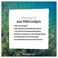 BIOTANICALS Omega-3 aus Algen vegan plant-based 120 Stck - Info 1