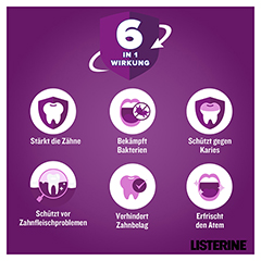 LISTERINE Total Care Zahn-Schutz Mundsplung 500 Milliliter - Info 3