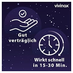 Vivinox SLEEP Schlafdragees bei Schlafstrungen & Einschlafproblemen 50 Stck - Info 4