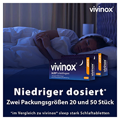 Vivinox SLEEP Schlafdragees bei Schlafstörungen & Einschlafproblemen 20 Stück N2 - Info 5