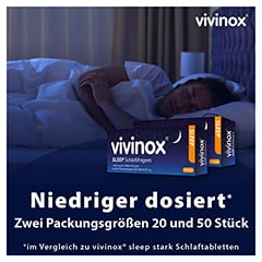 Vivinox SLEEP Schlafdragees bei Schlafstrungen & Einschlafproblemen 50 Stck - Info 5