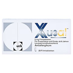XUSAL 5 mg Filmtabletten 20 Stck N1 - Vorderseite