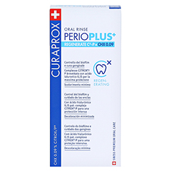 CURAPROX perio Plus+ Regenerate Mundspül.CHX 0,09% 200 Milliliter - Rückseite