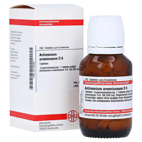 ANTIMONIUM ARSENICOSUM D 6 Tabletten 200 Stück N2