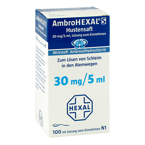AMBROHEXAL S Hustensaft 30 mg/5 ml 100 Milliliter N1
