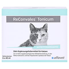 RECONVALES Tonicum für Katzen 6x45 Milliliter - Vorderseite
