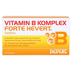 Vitamin B Komplex forte Hevert Tabletten 100 Stück N3 - Vorderseite
