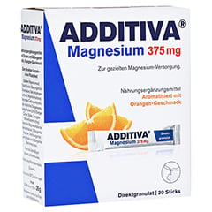 Additiva Magnesium 375 mg Sticks Orange 20 Stck