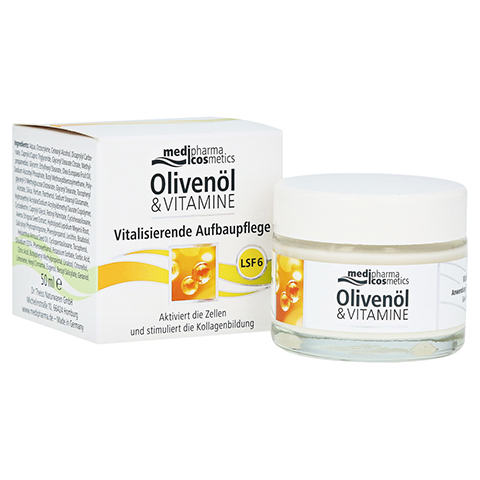 medipharma Olivenl & Vitamine Vitalisierende Aufbaupflege mit LSF 6 50 Milliliter
