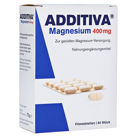 ADDITIVA Magnesium 400 mg Filmtabletten 60 Stck
