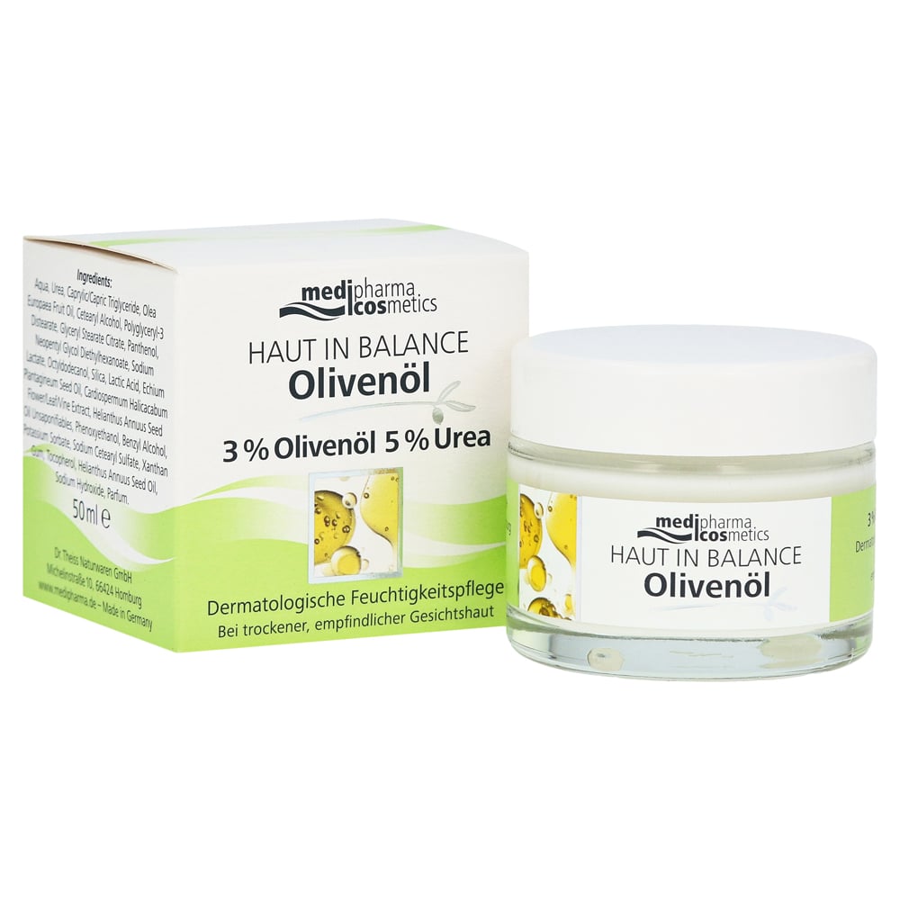 medipharma Haut in Balance Olivenöl Dermatologische Feuchtigkeitspflege 50 Milliliter