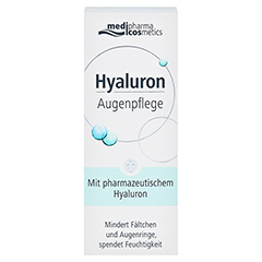 medipharma Hyaluron Augenpflege 15 Milliliter - Vorderseite