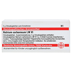 NATRIUM CARBONICUM LM VI Globuli 5 Gramm N1 - Vorderseite