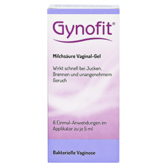 GYNOFIT Vaginal Gel zur Befeuchtung 6x5 Milliliter - Vorderseite