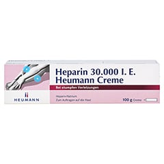 Heparin 30000 I.E. Heumann 100 Gramm N2 - Vorderseite