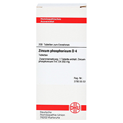ZINCUM PHOSPHORICUM D 4 Tabletten 200 Stck N2 - Vorderseite
