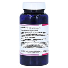 L-CYSTEIN 500 mg Kapseln 100 Stck - Linke Seite