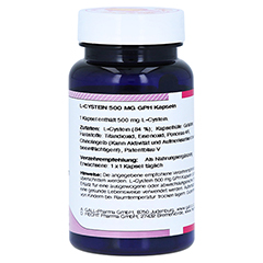 L-CYSTEIN 500 mg Kapseln 60 Stck - Linke Seite