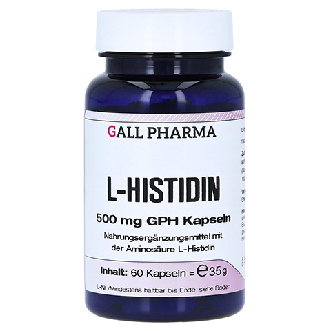 L-HISTIDIN 500 mg GPH Kapseln 60 Stck