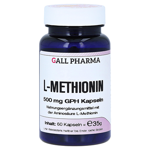 L-METHIONIN 500 mg Kapseln 60 Stck