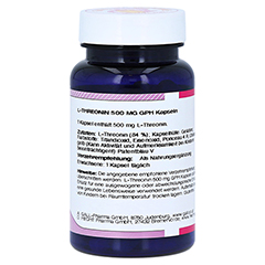 L-THREONIN 500 mg GPH Kapseln 60 Stck - Linke Seite