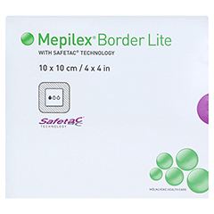 MEPILEX Border Lite Schaumverb.10x10 cm steril 10 Stck - Vorderseite
