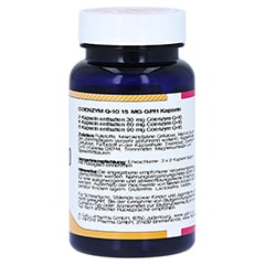 COENZYM Q10 15 mg GPH Kapseln 60 Stück - Linke Seite