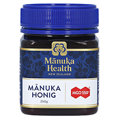 MANUKA HEALTH MGO 550+ Manuka Honig 250 Gramm - Vorderseite