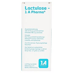 Lactulose-1A Pharma 200 Milliliter N1 - Linke Seite