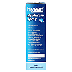 HYSAN Hyaluronspray 10 Milliliter - Linke Seite