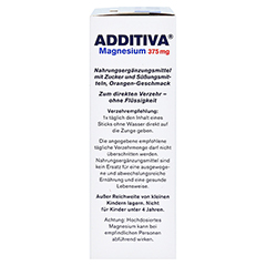 Additiva Magnesium 375 mg Sticks Orange 20 Stck - Rechte Seite