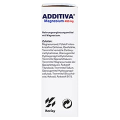 ADDITIVA Magnesium 400 mg Filmtabletten 60 Stck - Rechte Seite