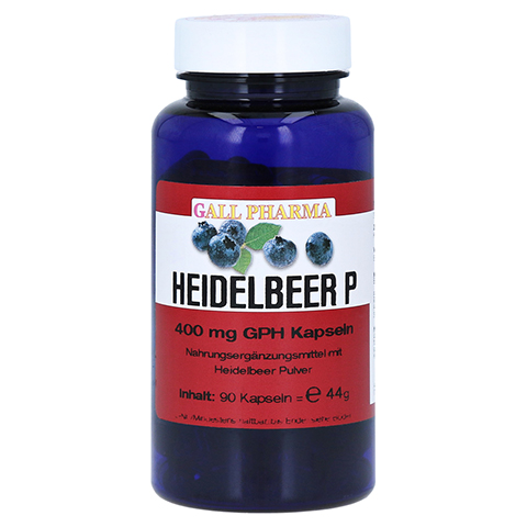 HEIDELBEER P 400 mg Kapseln 90 Stck