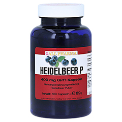 HEIDELBEER P 400 mg Kapseln 180 Stück