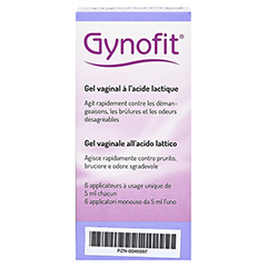 GYNOFIT Vaginal Gel zur Befeuchtung 6x5 Milliliter - Rckseite