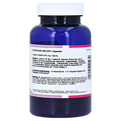GLYCIN 500 mg GPH Kapseln 120 Stück - Rückseite