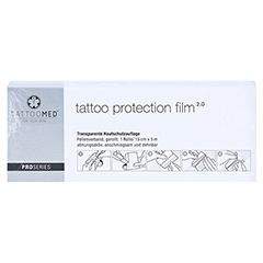 TATTOOMED tattoo protection film 2.0 15 cmx5 m Ro. 1 Stck - Vorderseite