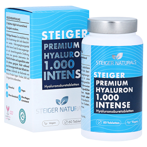 STEIGER Premium Hyaluron 1.000 Intense Tabletten 60 Stück