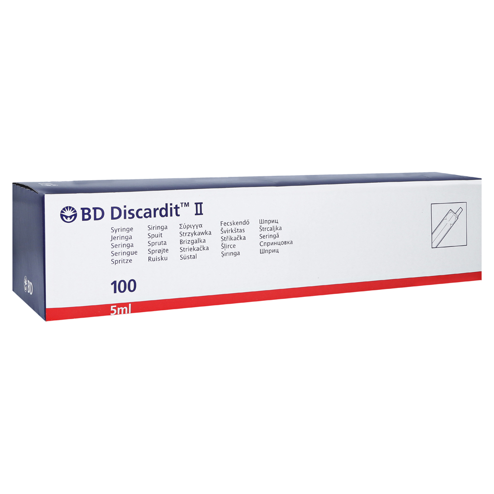 BD Discardit II Spritze 5 ml 100x5 Milliliter