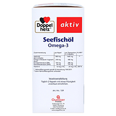 Doppelherz aktiv Seefischl Omega-3 800 mg 120 Stck - Linke Seite