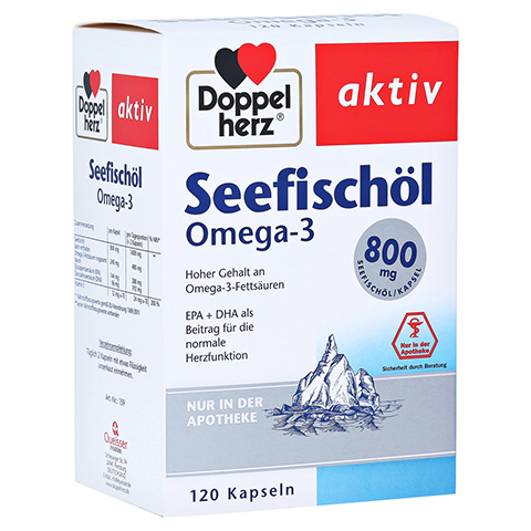 Doppelherz aktiv Seefischl Omega-3 800 mg 120 Stck